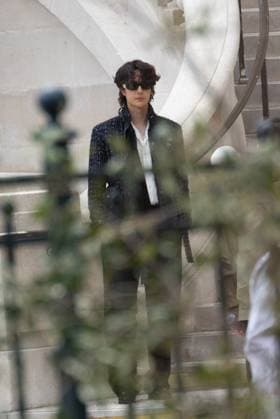 PFW Chanel Outside Arrivals NB Wang Yibo arriving at the Chanel show as part of Haute Couture Fashion Week on July 08, 2025 in Paris, France. Photo by Nasser Berzane ABACAPRESS.COM Paris France  Copyright: xBerzanexNasser ABACAx