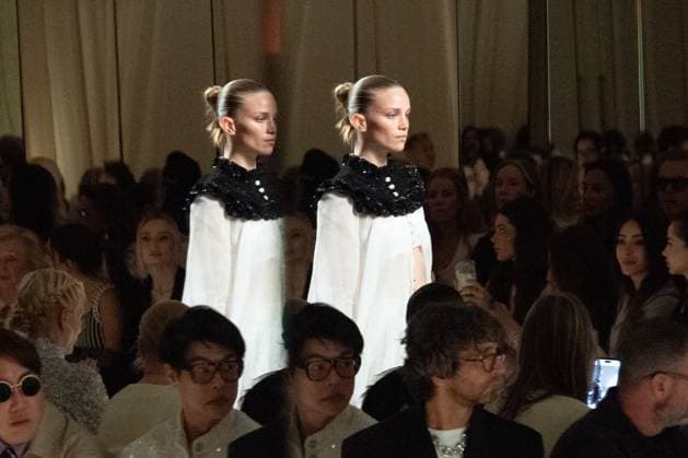 PFW Chanel Runway AM A model walks the runway during the Chanel Haute Couture Fall Winter 2025 2026 show as part of Paris Fashion Week in Paris, France on July 08, 2025. Photo by Aurore Marechal ABACAPRESS.COM Paris France  Copyright: xMarechalxAurore ABACAx