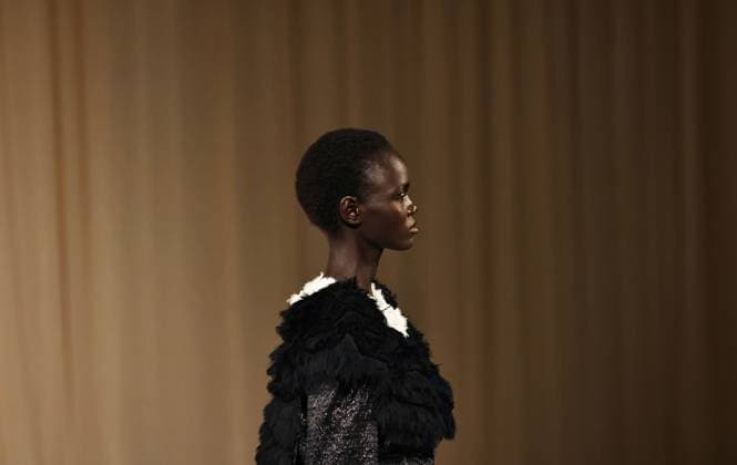(250708) -- PARIS, July 8, 2025 -- A model presents a creation from the haute couture Fall-Winter 2025 2026 collections by French fashion house Chanel during the Paris Haute Couture Week, in Paris, France, on July 8, 2025. ) FRANCE-PARIS-HAUTE COUTURE WEEK-CHANEL GaoxJing 