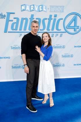 Mike und Nadja Gallera bei der The Fantastic Four - First Steps Film Premiere und Fan Event am 8.07.2025 im Center am Potsdamer Platz in Berlin The Fantastic Four Filmpremiere in Berlin