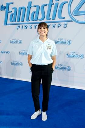 Claire Oelkers bei der The Fantastic Four - First Steps Film Premiere und Fan Event am 8.07.2025 im Center am Potsdamer Platz in Berlin The Fantastic Four Filmpremiere in Berlin