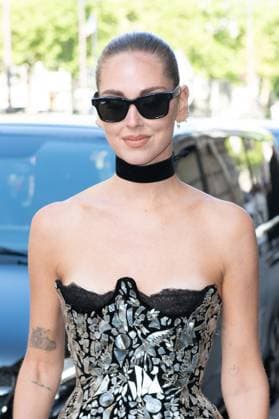 PFW Ashi Studio Arrivals AM Chiara Ferragni attending the Ashi Studio Haute Couture Fall Winter 2025 2026 show as part of Paris Fashion Week in Paris, France on July 08, 2025. Photo by Aurore Marechal ABACAPRESS.COM Paris France  Copyright: xMarechalxAurore ABACAx