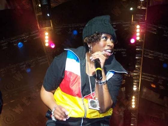 MISSY ELLIOTT performing at the 10th anniversary of the Kora Awards Durban, South Africa- 04.12.05, South Africa Zoom WENN 405043.jpg