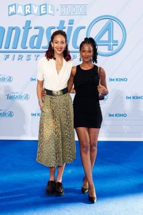 Fan-Event - The Fantastic 4 : First Steps Pauline Afaja und Lourdes Tesfaghergis beim Fan- Event zum Kinostart zu The Fantastic 4 : First Steps im Das Center (ehem. Sony Center) am 08.07.2025 in Berlin. Copyright: xEventpressxKochanx