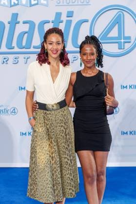 Fan-Event - The Fantastic 4 : First Steps Pauline Afaja und Lourdes Tesfaghergis beim Fan- Event zum Kinostart zu The Fantastic 4 : First Steps im Das Center (ehem. Sony Center) am 08.07.2025 in Berlin. Copyright: xEventpressxKochanx