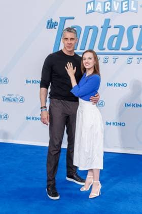 Fan-Event - The Fantastic 4 : First Steps Mike Mangelsdorff und Nadja Gallera beim Fan- Event zum Kinostart zu The Fantastic 4 : First Steps im Das Center (ehem. Sony Center) am 08.07.2025 in Berlin. Copyright: xEventpressxKochanx