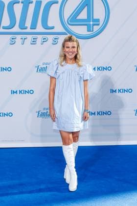 Fan-Event - The Fantastic 4 : First Steps Coco Kleinstadt beim Fan- Event zum Kinostart zu The Fantastic 4 : First Steps im Das Center (ehem. Sony Center) am 08.07.2025 in Berlin. Copyright: xEventpressxKochanx
