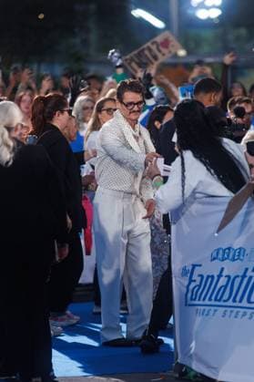 Fan-Event - The Fantastic 4 : First Steps Pedro Pascal beim Fan- Event zum Kinostart zu The Fantastic 4 : First Steps im Das Center (ehem. Sony Center) am 08.07.2025 in Berlin. Copyright: xEventpressxKochanx