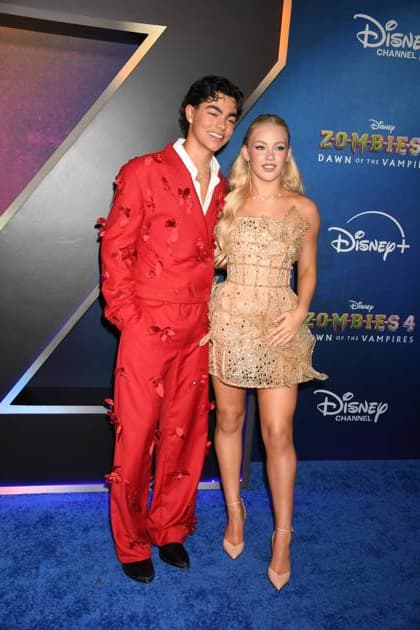 Malachi Barton & Freya Skye attends the world premiere of Disney s Zombies 4: Dawn of the Vampires at the El Capitan Theatre in Hollywood, California, on July 8, 2025. Copyright: xJeffreyxMayerx xMediaPunchx