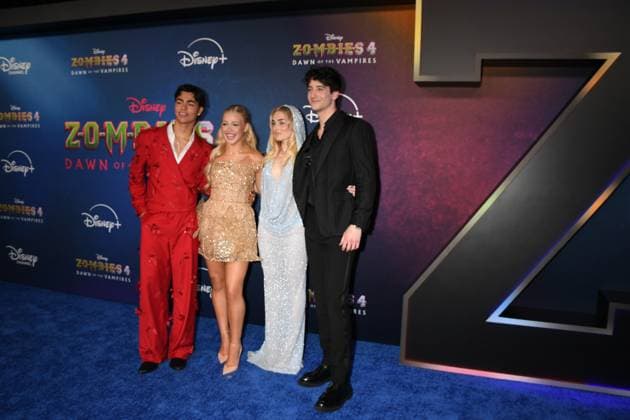 Meg Donnelly attends the world premiere of Disney s Zombies 4: Dawn of the Vampires at the El Capitan Theatre in Hollywood, California, on July 8, 2025. Copyright: xJeffreyxMayerx xMediaPunchx