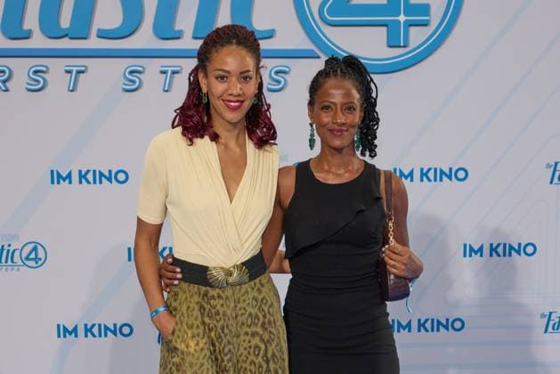 Pauline Afaja und Lourdes Tesfaghergis - Fan-Event THE FANTASTIC FOUR:FIRST STEPS im Center in Berlin am 08.07.2025. Fan-Event - The Fantastic Four