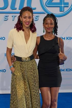 Pauline Afaja und Lourdes Tesfaghergis - Fan-Event THE FANTASTIC FOUR:FIRST STEPS im Center in Berlin am 08.07.2025. Fan-Event - The Fantastic Four
