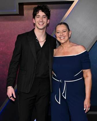 July 8, 2025, Hollywood, California, USA: Milo Manheim and Camryn Manheim attend Disney s Zombies 4: Dawn of the Vampires. Hollywood USA - ZUMAb173 20250708_aap_b173_020 Copyright: xBillyxBennightx