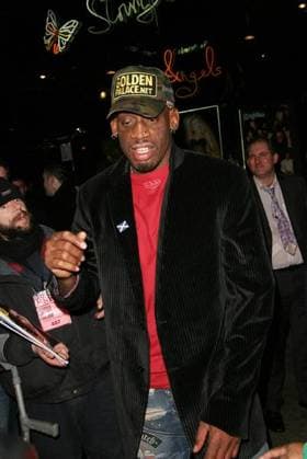 DENNIS RODMAN leaving Stringfellow s nightclub London, England- 26.01.06, London, United Kingdom Harsha Gopal WENN 454116.jpg