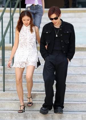Chanel Outside Arrivals - Paris Fashion Week - Haute Couture Fall Winter 2025 2026 9m88 and Stefan Chen Yi-fan aka oZI attend the Chanel Haute Couture Fall Winter 2025 2026 show as part of Paris Fashion Week on July 08, 2025 in Paris, France.  Copyright: xDFYx