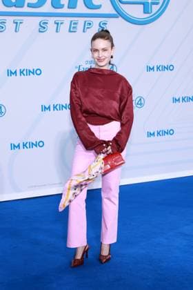 08.07.2025 , Sarah Fox zur Premiere von The Fantastic Four: First Steps, Das Center am Potsdamer Platz, Berlin, Berlin