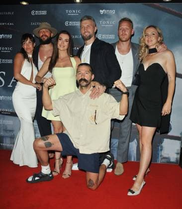 Salvable UK film premiere, London Johnny Marchetta, Carl Froch, Bjorn Franklin and Shia LaBeouf at the Salvable UK film premiere, Curzon Soho, Shaftesbury Avenue, on Tuesday 08 July 2025 in London, England, UK. CAP CAN CAN London Great Britain UK Copyright: xCanxNguyen CapitalxPicturesx