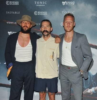 Salvable UK film premiere, London Johnny Marchetta, Shia LaBeouf and Bjorn Franklin at the Salvable UK film premiere, Curzon Soho, Shaftesbury Avenue, on Tuesday 08 July 2025 in London, England, UK. CAP CAN CAN London Great Britain UK Copyright: xCanxNguyen CapitalxPicturesx