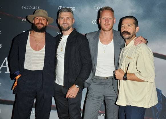Salvable UK film premiere, London Johnny Marchetta, Carl Froch, Bjorn Franklin and Shia LaBeouf at the Salvable UK film premiere, Curzon Soho, Shaftesbury Avenue, on Tuesday 08 July 2025 in London, England, UK. CAP CAN CAN London Great Britain UK Copyright: xCanxNguyen CapitalxPicturesx