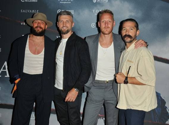 Salvable UK film premiere, London Johnny Marchetta, Carl Froch, Bjorn Franklin and Shia LaBeouf at the Salvable UK film premiere, Curzon Soho, Shaftesbury Avenue, on Tuesday 08 July 2025 in London, England, UK. CAP CAN CAN London Great Britain UK Copyright: xCanxNguyen CapitalxPicturesx