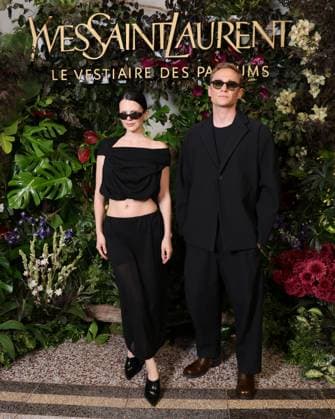 Ruby O Fee and Matthias Schweighöfer attend Le Vestiaire des Parfums Yves Saint Laurent dinner on July 08, 2025 in Paris, France Photocall for Yves Saint Laurent s Le vestiaire des parfums evening in Paris during fashion week on 8 July 2025 Saint Laurent via Bestimage Photocall for Yves Saint Laurent s Le vestiaire des parfums evening in Paris during fashion week on 8 July 2025 Paris France  Copyright: xYvesxSaintxLaurentxviaxBestimagexYvesxSaintxLaurentxviaxBestimagex