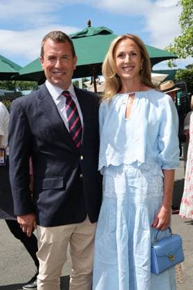 . 09 07 2025. London, United Kingdom. Peter Phillips and Harriet Sperling arriving on day ten of the Wimbledon Tennis Championships in London.  xStephenxLockx xi-Imagesx IIM-26087-0008