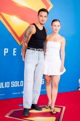 Superman Premiere, Madrid, Spain - 8 Jul 2025 Lucas Curoto, Marta Mena attend to Superman Premiere at Capitol Cinema on July 8, 2025 in Madrid, Spain. (Credit: Miguel Escavias Alfa Images) Madrid Capitol Cinema Madrid Spain Copyright: x x2025xMiguelxEscavias AlfaxImagesx