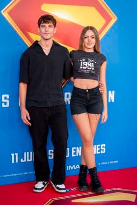 Superman Premiere, Madrid, Spain - 8 Jul 2025 Ignacio de Borbon, Nayade Loospitao attend to Superman Premiere at Capitol Cinema on July 8, 2025 in Madrid, Spain. (Credit: Miguel Escavias Alfa Images) Madrid Capitol Cinema Madrid Spain Copyright: x x2025xMiguelxEscavias AlfaxImagesx