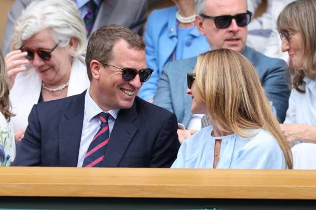 . 09 07 2025. London, United Kingdom. Royal Box including Queen Camilla , Peter Phillips and Harriet Sperling on day ten of the Wimbledon Tennis Championships in London.  xStephenxLockx xi-Imagesx IIM-26087-0038