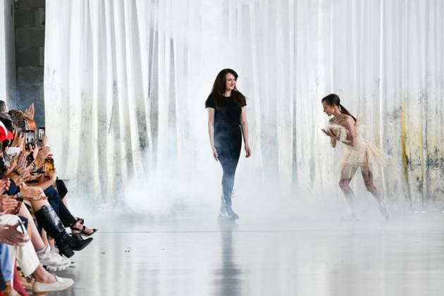 PFW - Anatomy Of Identity By Lever Runway Designer Lessja Verlingieri at the runway during the Anatomy Of Identity By Lever Couture Haute Couture Fall Winter 2025 2026 show as part of Paris Fashion Week at Palais de Tokyo on July 09, 2025 in Paris, France. Photo by Shootpix ABACAPRESS.COM Paris France  Copyright: xShootpix ABACAx