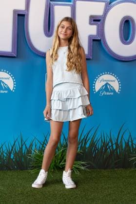 Smurfs (Pitufos) premiere at Cine Kinepolis in Madrid, Spain - 09 Jul 2025 Zoe Millan attends the Smurfs (Pitufos) premiere at Cine Kinepolis in Madrid. Madrid Spain Copyright: xAtilanoxGarciax xSOPAxImagesx FOTO43347