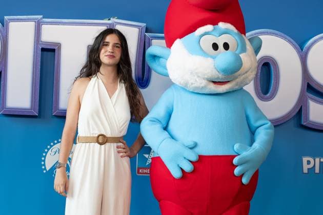 Smurfs (Pitufos) premiere at Cine Kinepolis in Madrid, Spain - 09 Jul 2025 Bruna Garcia attends the Smurfs (Pitufos) premiere at Cine Kinepolis in Madrid. Madrid Spain Copyright: xAtilanoxGarciax xSOPAxImagesx FOTO43353