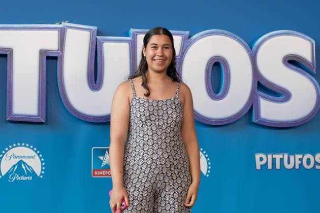 Smurfs (Pitufos) premiere at Cine Kinepolis in Madrid, Spain - 09 Jul 2025 Laura Marin attends the Smurfs (Pitufos) premiere at Cine Kinepolis in Madrid. Madrid Spain Copyright: xAtilanoxGarciax xSOPAxImagesx FOTO43359