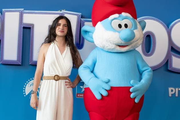 July 9, 2025, Madrid, Spain: Bruna Garcia attends the Smurfs (Pitufos) premiere at Cine Kinepolis in Madrid. Madrid Spain - ZUMAs197 20250709_aaa_s197_288 Copyright: xAtilanoxGarciax