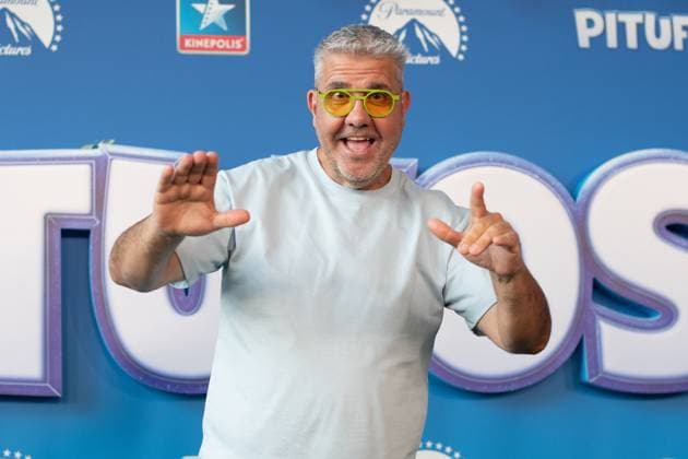 July 9, 2025, Madrid, Spain: Florentino Fernandez attends the Smurfs (Pitufos) premiere at Cine Kinepolis in Madrid. Madrid Spain - ZUMAs197 20250709_aaa_s197_320 Copyright: xAtilanoxGarciax