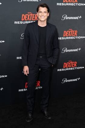 Bryan Lillis arrives on the red carpet at the world premiere of Dexter: Resurrection at Alice Tully Hall on Wednesday, July 9, 2025 in New York City.  NYP20250709602 DEREKxFRENCH