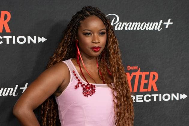 Reese Antoinette arrives on the red carpet at the world premiere of Dexter: Resurrection at Alice Tully Hall on Wednesday, July 9, 2025 in New York City.  NYP20250709606 DEREKxFRENCH