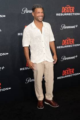 Jason Alan Carvell arrives on the red carpet at the world premiere of Dexter: Resurrection at Alice Tully Hall on Wednesday, July 9, 2025 in New York City.  NYP20250709621 DEREKxFRENCH