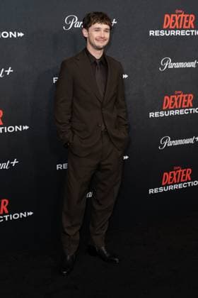 Jack Alcott arrives on the red carpet at the world premiere of Dexter: Resurrection at Alice Tully Hall on Wednesday, July 9, 2025 in New York City.  NYP20250709624 DEREKxFRENCH