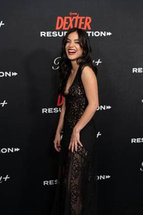 Emilia Suarez arrives on the red carpet at the world premiere of Dexter: Resurrection at Alice Tully Hall on Wednesday, July 9, 2025 in New York City.  NYP20250709645 DEREKxFRENCH
