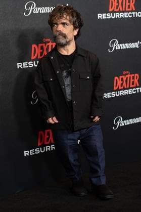 Peter Dinklage arrives on the red carpet at the world premiere of Dexter: Resurrection at Alice Tully Hall on Wednesday, July 9, 2025 in New York City.  NYP20250709653 DEREKxFRENCH