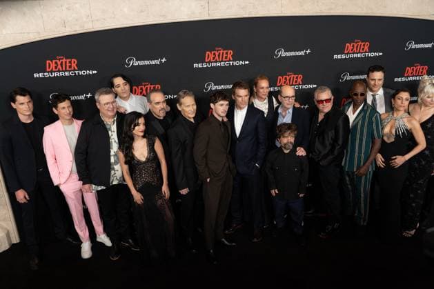 arrives on the red carpet at the world premiere of Dexter: Resurrection at Alice Tully Hall on Wednesday, July 9, 2025 in New York City.  NYP20250709669 DEREKxFRENCH