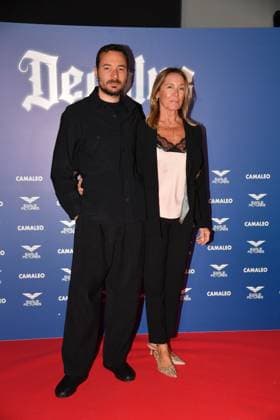 Rome, Cinema The Space Moderno Photocall of the film Dedalus , In the photo: Gianluca Manzetti with his mother Paola  Copyright: xVincenzoxLandix xipa-agency.netx xVincenzoxLandix IPA_Agency_IPA60213874