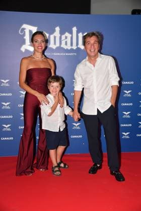 Rome, Cinema The Space Moderno Photocall of the film Dedalus , In the photo: Carolina Rey with Roberto Cipullo and son  Copyright: xVincenzoxLandix xipa-agency.netx xVincenzoxLandix IPA_Agency_IPA60213878