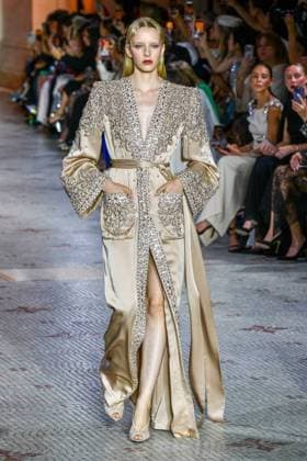 PFW - Zuhair Murad Runway A model walks the runway during the Zuhair Murad Haute Couture Fall Winter 2025 2026 show as part of Paris Fashion Week on July 09, 2025 in Paris, France. Photo by Shootpix ABACAPRESS.COM Paris France  Copyright: xShootpix ABACAx