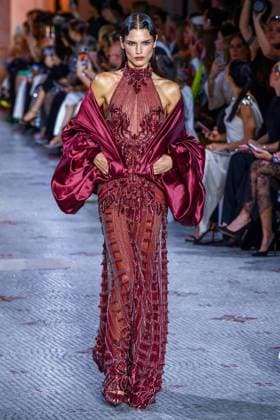 PFW - Zuhair Murad Runway A model walks the runway during the Zuhair Murad Haute Couture Fall Winter 2025 2026 show as part of Paris Fashion Week on July 09, 2025 in Paris, France. Photo by Shootpix ABACAPRESS.COM Paris France  Copyright: xShootpix ABACAx