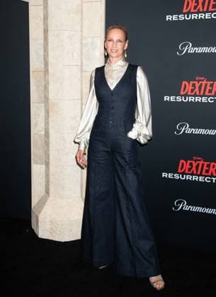 Showtime and Paramount+ s Dexter: Resurrection series premiere Featuring: Uma Thurman Where: New York, United States When: 09 Jul 2025 Credit: Janet Mayer INSTARimages.com EDITORIAL USE ONLY. NOT FOR USE BY NEWSPAPERS BASED IN THE UK. Copyright: xx instar54907802