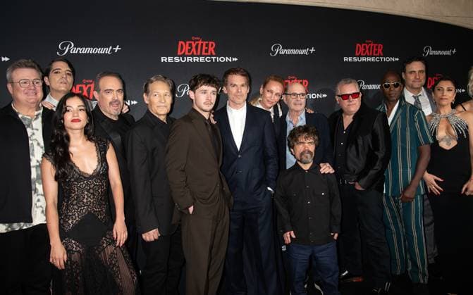 Showtime and Paramount+ s Dexter: Resurrection series premiere Featuring: Eric Stonestreet, David Dastmalchian, Emilia Suarez, James Remar, Jack Alcott, Michael C. Hall, Uma Thurman, Peter Dinklage and Ntare Guma Mbaho Mwine Where: New York, United States When: 09 Jul 2025 Credit: Janet Mayer INSTARimages.com EDITORIAL USE ONLY. NOT FOR USE BY NEWSPAPERS BASED IN THE UK. Copyright: xx instar54907813