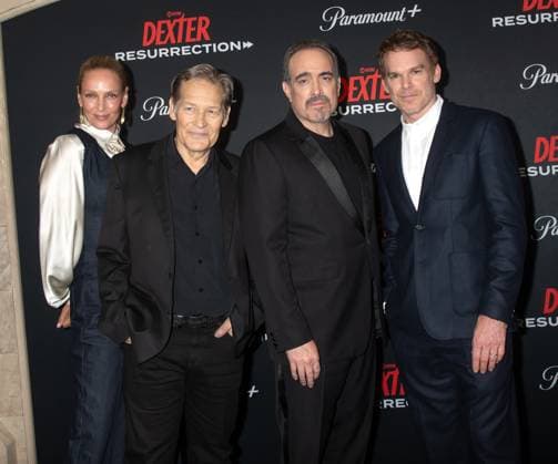 Showtime and Paramount+ s Dexter: Resurrection series premiere Featuring: Uma Thurman, James Remar, David Zayas and Michael C. Hall Where: New York, United States When: 09 Jul 2025 Credit: Janet Mayer INSTARimages.com EDITORIAL USE ONLY. NOT FOR USE BY NEWSPAPERS BASED IN THE UK. Copyright: xx instar54907826