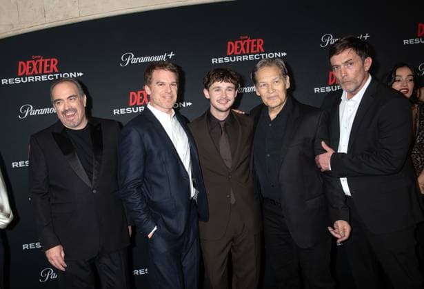 Showtime and Paramount+ s Dexter: Resurrection series premiere Featuring: David Zayas, Michael C. Hall, Jack Alcott, James Remar and Desmond Harrington Where: New York, United States When: 09 Jul 2025 Credit: Janet Mayer INSTARimages.com EDITORIAL USE ONLY. NOT FOR USE BY NEWSPAPERS BASED IN THE UK. Copyright: xx instar54907828